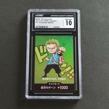 Bandai - 1 Graded card - One Piece - Roronoa Zoro Promo, Nieuw