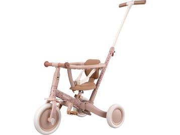 Little Dutch LD6080.PINK - 4 in 1 Driewieler - Duwstang, Verzenden, Nieuw, Little Dutch
