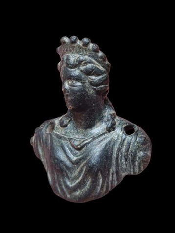 Oud-Romeins Very Rare Ancient Roman military Phalera of a