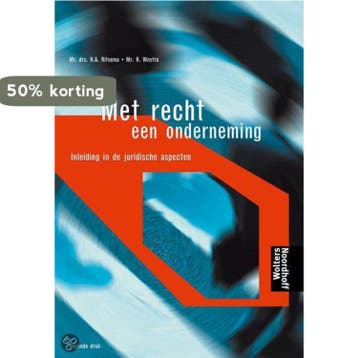 Met recht een onderneming 9789001758998 H.A. Ritsema, Verzenden, H.A. Ritsema