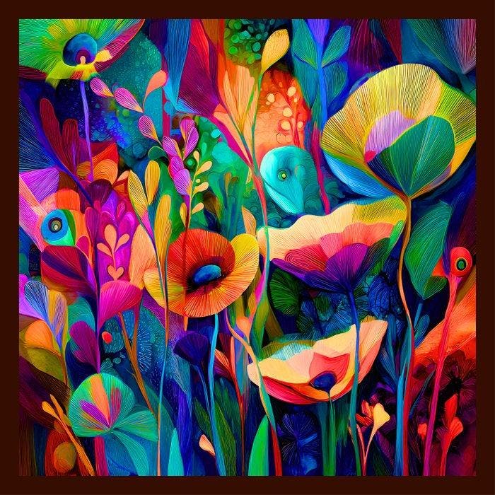 Marta Ellie (1985) - Midnight Botanical XXL, Antiek en Kunst, Kunst | Designobjecten