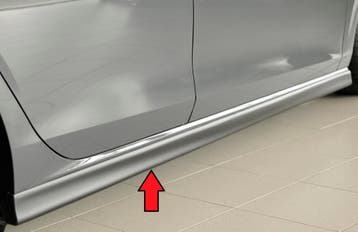 Side skirt XS | geschikt voor Volkswagen Golf 7 2012-2020 /, Autos : Pièces & Accessoires, Verzenden