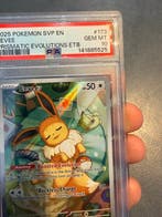 1 Graded card - Eevee 173 Foil, Full art - PSA 10, Nieuw