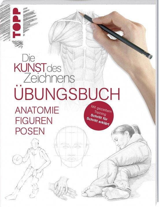 Frechverlag: Kunst des Zeichnens - Anatomie Figuren Posen Üb, Livres, Langue | Allemand, Envoi