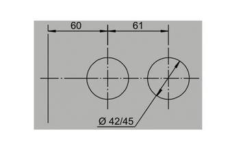 WC slot 13100 - Zwart, Doe-het-zelf en Bouw, Hang- en Sluitwerk, Verzenden, Nieuw