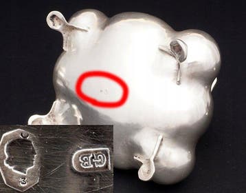 Kist - Antieke Oostenrijks-Hongaars .800 zilver repoussé