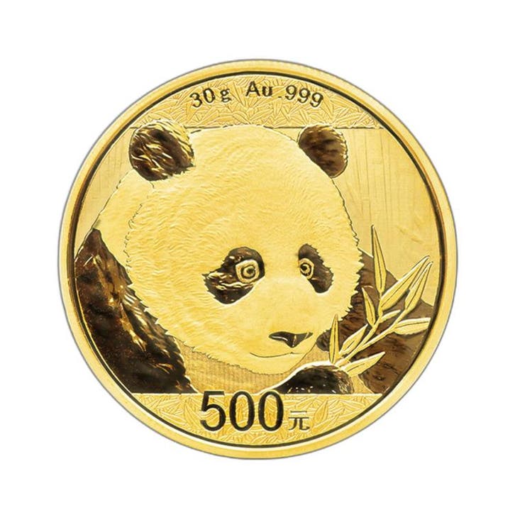 30 Gram gouden munt Panda 2018, Timbres & Monnaies, Métaux nobles & Lingots