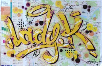 Lady K (1978) - Yellow Lady sur plan de Paris