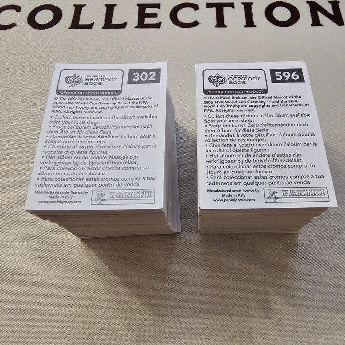 2006 Panini Panini World Cup Germany 2006 - Set Completo, Collections, Autocollants