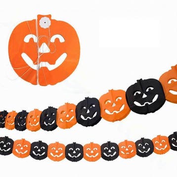 Halloween Slingers 3 Meter Decoratie Versiering Pompoenen, Verzenden, Nieuw