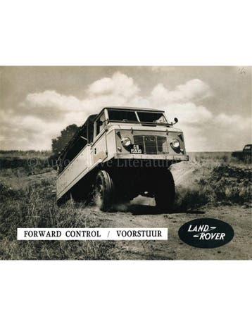 1965 LAND ROVER FORWARD CONTROL | VOORSTUUR BROCHURE ENGELS, Nieuw