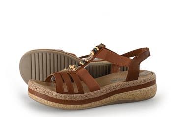 Rieker Sandalen in maat 40 Bruin, Bruin, Verzenden, Sandalen of Muiltjes, Zo goed als nieuw