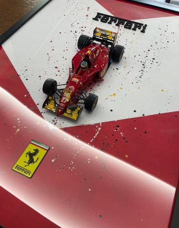 Ferrari 412T2 Jean Alesi Tribute - Cars Art Design - 1:18