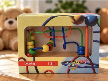 Veiling - 6x Kinder motoriek speel spiraal Looping, Kinderen en Baby's, Nieuw