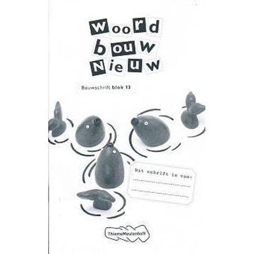 Woordbouw bouwschrift blok 13 (per stuk), Verzenden, Nieuw