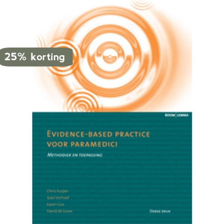 Evidence-based practice voor paramedici 9789059318496, Livres, Science, Envoi