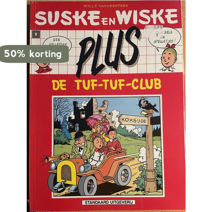 Suske en Wiske Plus no 9 - Tuftufclub en raadsels en, Boeken, Stripverhalen, Gelezen, Verzenden