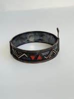 Bracelet jonc berbère kabyle (“Dah”) – Argent massif et