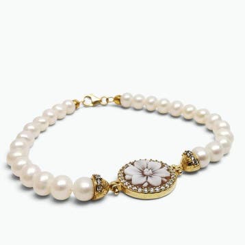 Parel - Zilver - Armband