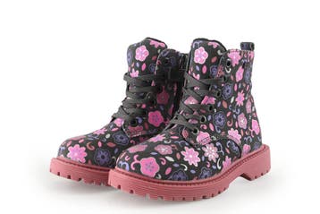 Geko Veterboots Meisjes in maat 28 Paars, Kinderen en Baby's, Verzenden, Jongen of Meisje, Schoenen, Zo goed als nieuw