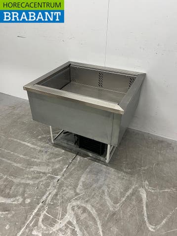 RVS Drop In Saladiere Koelbak 2 x 1/1 GN 79 cm 230V Horeca, Ophalen of Verzenden, Nieuw in verpakking