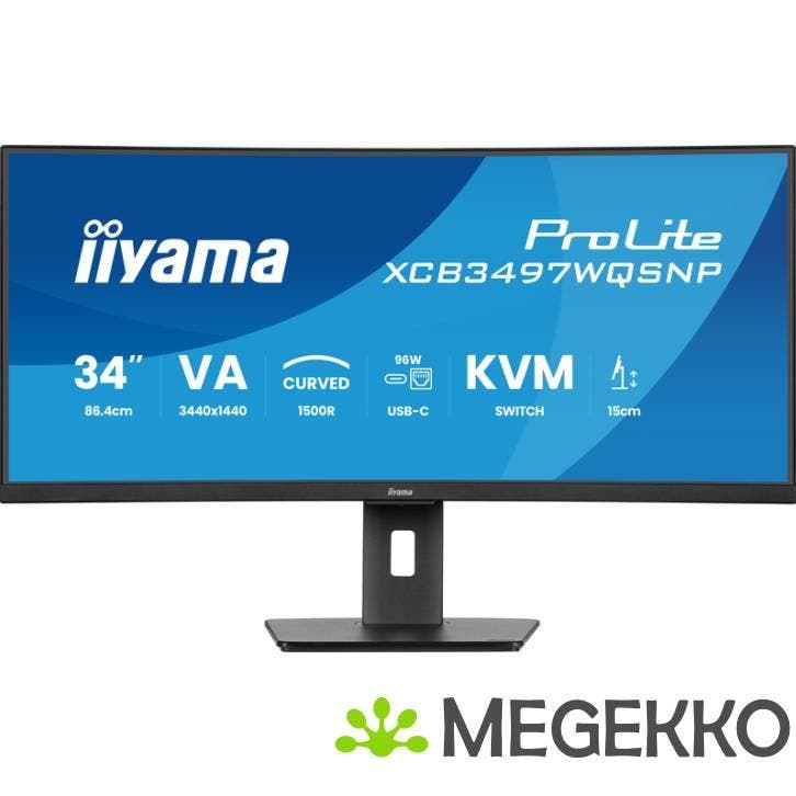 Iiyama Prolite XCB3497WQSNP-B1 34  Ultrawide Quad HD 120 Hz, Informatique & Logiciels, Ordinateurs & Logiciels Autre, Envoi