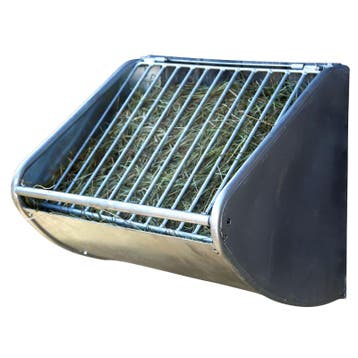 Hooiruif met voederbesparend rooster ( slowfeeder )