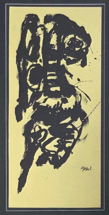 Karel Appel (1921-2006) - Abstracte Compositie