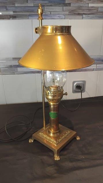 Tafellamp - 1920-1930 . Verguld brons - Orient Express-model