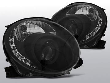 Koplampen LED DRL | geschikt voor Fiat 500 2007- | met verst, Auto-onderdelen, Verzenden, Nieuw, Fiat