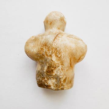 Asiatique occidental antique, bactrien Marbre Idol Bead