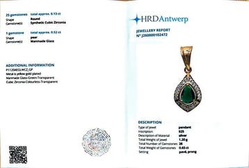 Sans prix de réserve - Pendentif Argent - 0.64ct. tw.