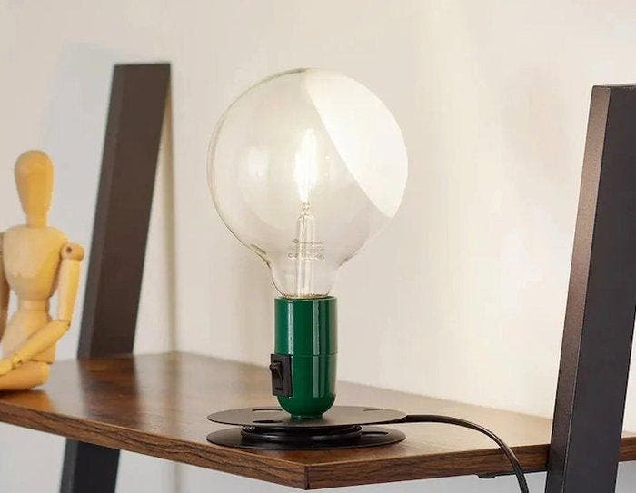 Flos - Achille Castiglioni - Lampe - ampoule - Aluminium,, Antiek en Kunst, Antiek | Verlichting