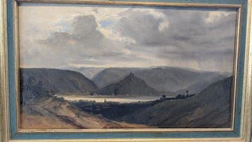 European school (XX) - Paysage romantique