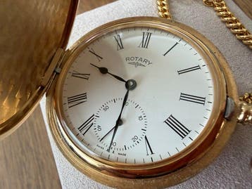 Rotary - Swiss Mechanical Hunter Pocket Watch – 17 Jewels -, Bijoux, Sacs & Beauté, Montres | Hommes