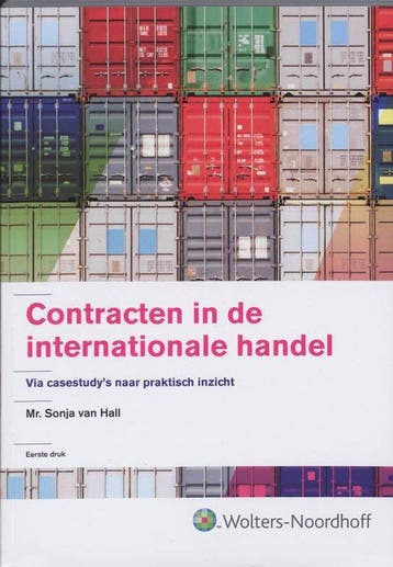 Contracten in de internationale handel - van Hall, Boeken, Verzenden, Nieuw