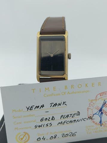 Yema - Tank - Zonder minimumprijs - Unisex - 1950-1959, Handtassen en Accessoires, Horloges | Heren, Nieuw