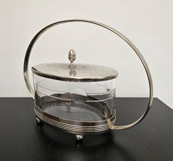 Koektrommel - Art Deco - Koekdoos - Koekpot - Koekjespot -, Antiek en Kunst