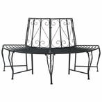 vidaXL Boom Bank 4-Aantal zitplaatsen 160 x 80 x 89 cm Staal, Verzenden, Nieuw