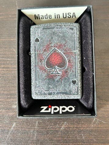 Zippo - A21-Ace of Spades - Zonder minimumprijs - Aansteker, Nieuw