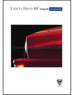 1993 LANCIA DELTA HF INTEGRALE MONTECARLO BROCHURE ENGELS, Nieuw