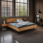 Van Schaik Flair Massief Eiken Houten Ledikant - 180 x 200