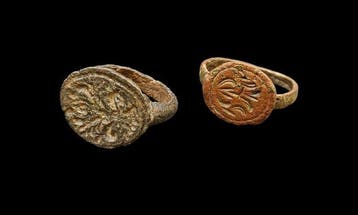 Middeleeuws Brons zegelringen - 20 mm (Zonder minimumprijs)