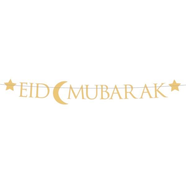 Letterslinger Eid Ramadan 1,8m, Hobby en Vrije tijd, Feestartikelen, Nieuw, Verzenden