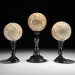SANS PRIX DE RÉSERVE - Magnifique ensemble de 3 agates