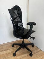 Refurbished Herman Miller Mirra - Incl. Verstelbare Rugsteun, Verzenden, Zwart, Zo goed als nieuw, Bureaustoel