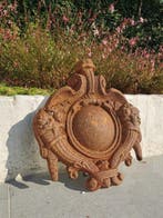 Wanddecoratie - Shield with Cornucopia, Antiek en Kunst