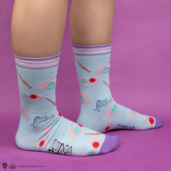 Harry Potter Luna Lovegood Sokken (3x), Verzamelen, Harry Potter, Nieuw, Ophalen of Verzenden