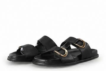 Manfield Muiltjes in maat 39 Zwart, Kleding | Dames, Schoenen, Verzenden, Zwart, Manfield, Gedragen