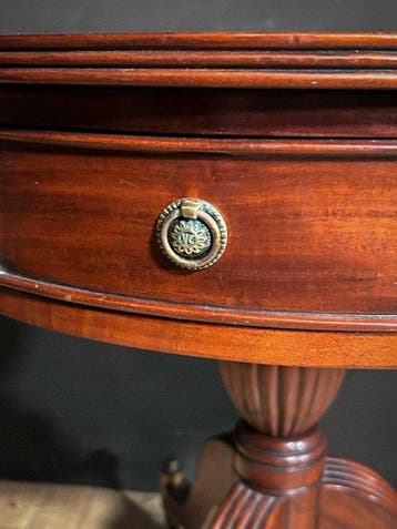 Centre de table - Acajou - Ancienne table basse Vittoriano